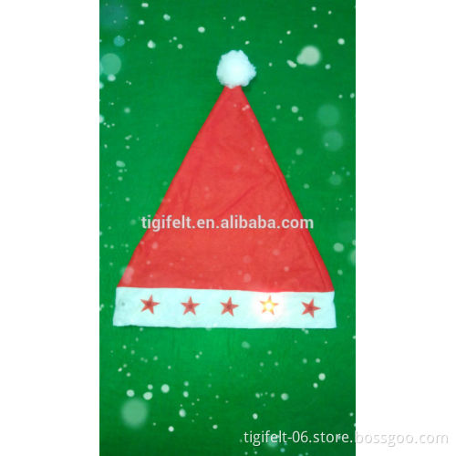 Felt Santa Claus Cap For Christmas Decoration